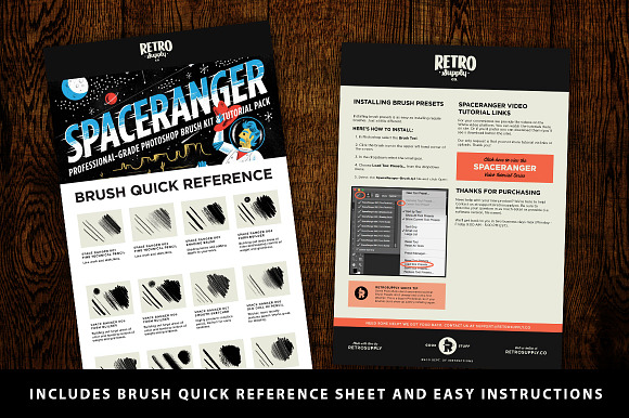 SpaceRanger | Brush & Tutorial Kit in Photoshop Brushes - product preview 7