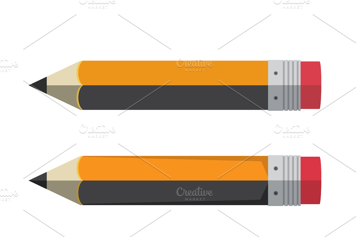Set of pencils in Illustrations - product preview 8