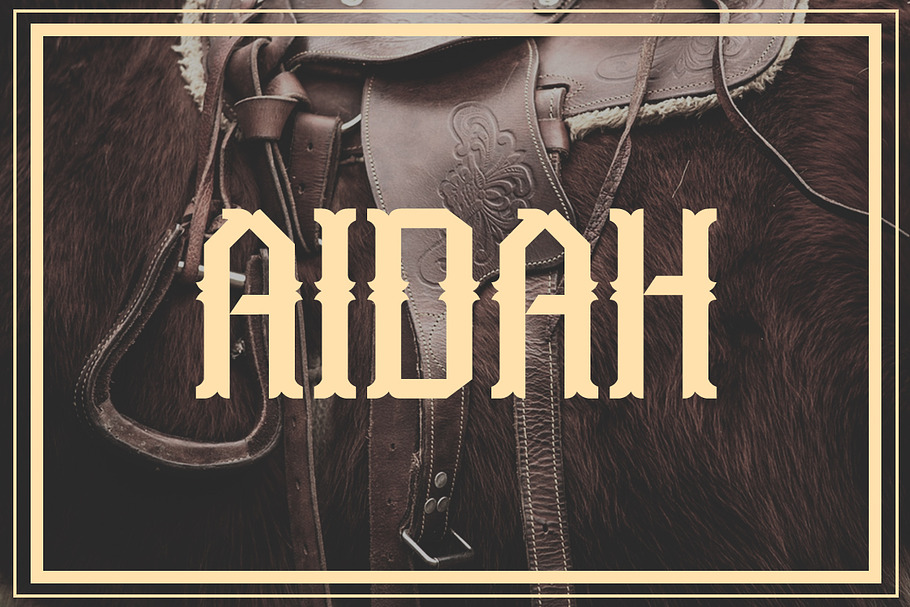 Aidah in Slab Serif Fonts - product preview 8