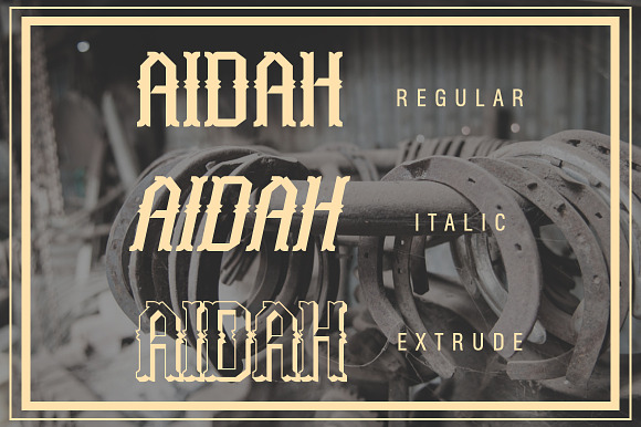 Aidah in Slab Serif Fonts - product preview 1
