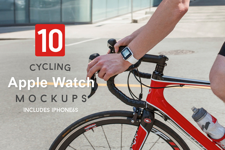 10 Cycling Apple Watch Mockups in Mobile & Web Mockups - product preview 8