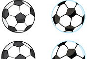 Cartoon Soccer Balls Collection