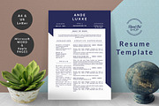 Ande Luxxe Resume MS Word Apple Page