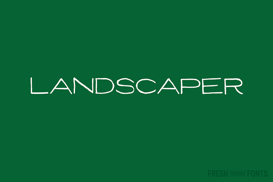 Landscaper in Display Fonts - product preview 8