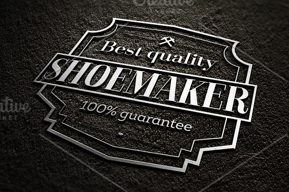 Set of shoes repair shoemaker labels in Graphics - product preview 3