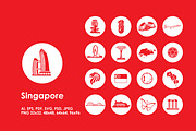 Singapore icons