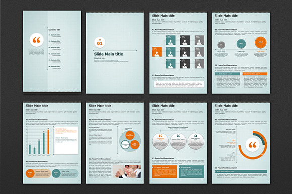 Message PPT Template Vertical in PowerPoint Templates - product preview 1