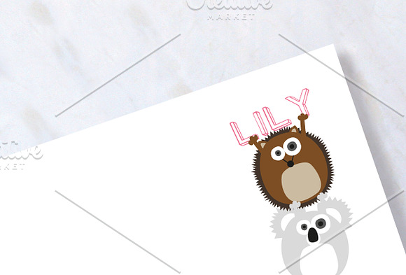 Cute Personal Baby Stationary Card in Card Templates - product preview 1
