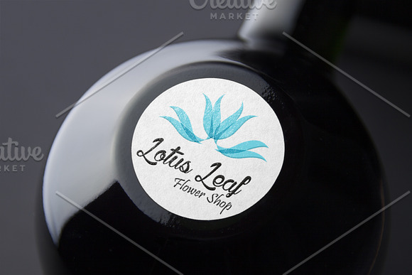 Lotus Leaf Logo Template in Logo Templates - product preview 3