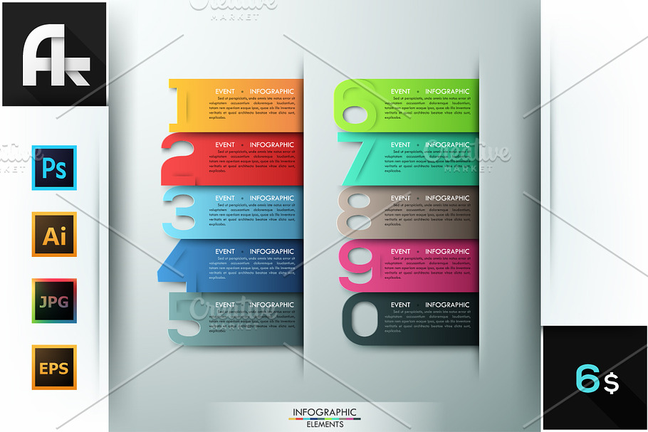 Modern Infographic Options Template in Presentation Templates - product preview 8