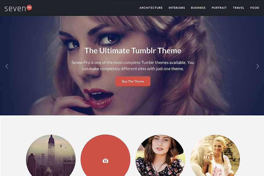 Seven Pro Tumblr Theme in Tumblr Themes - product preview 8
