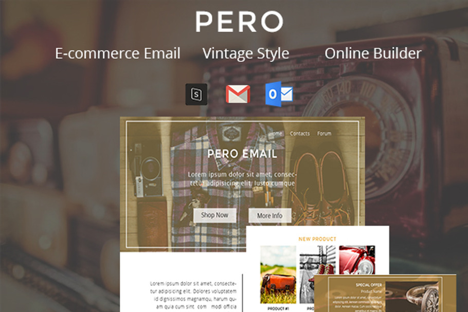 Pero - E-commerce Email Template in StampReady Templates - product preview 6