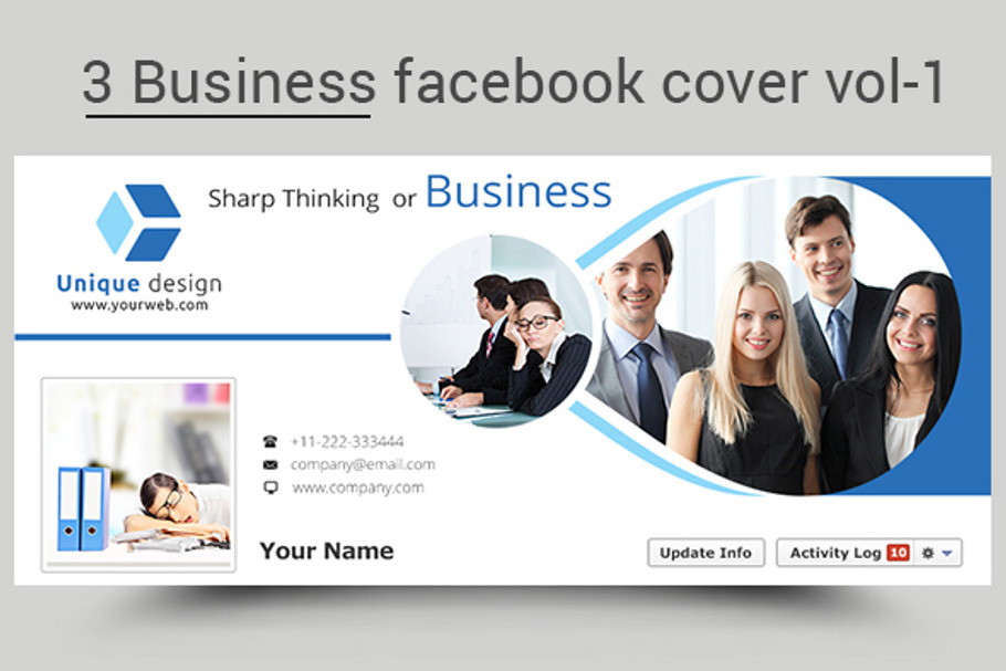 3 business facebook cover