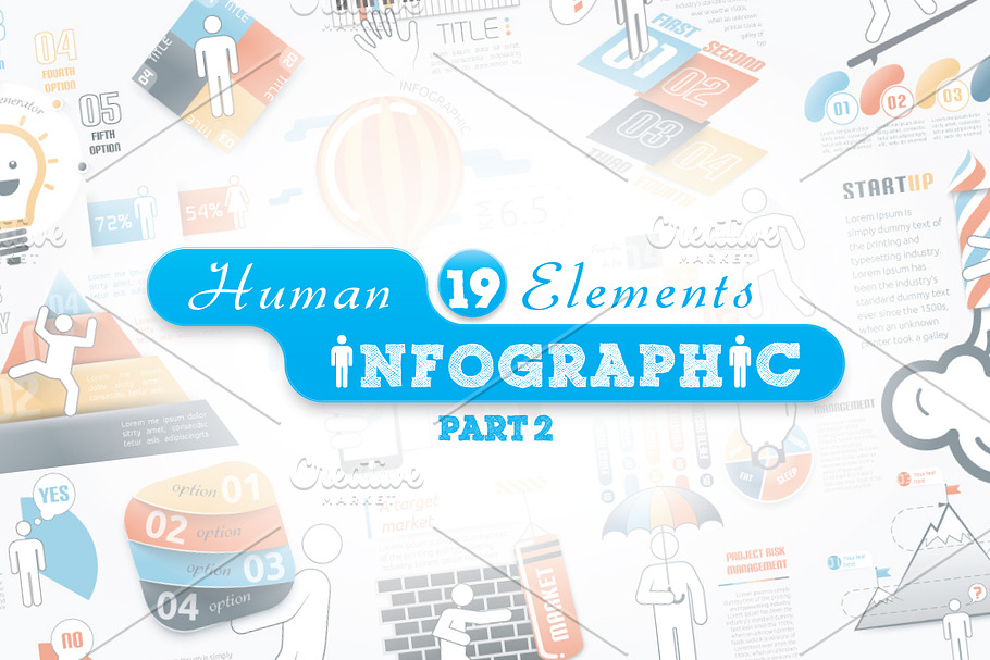 Human Infographic Bundle (part 2) in Presentation Templates - product preview 8