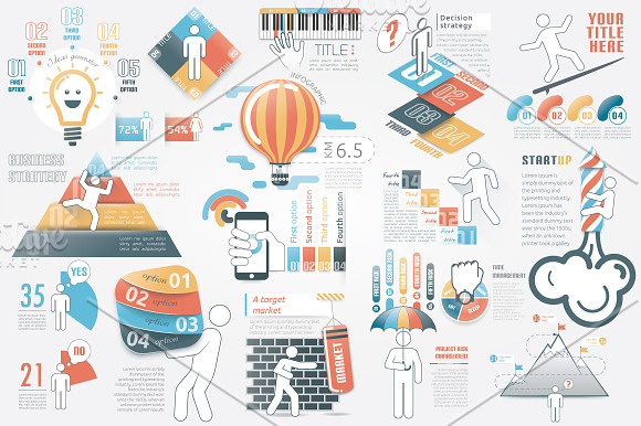 Human Infographic Bundle (part 2) in Presentation Templates - product preview 1