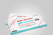 Christmas Gift Voucher template-V01