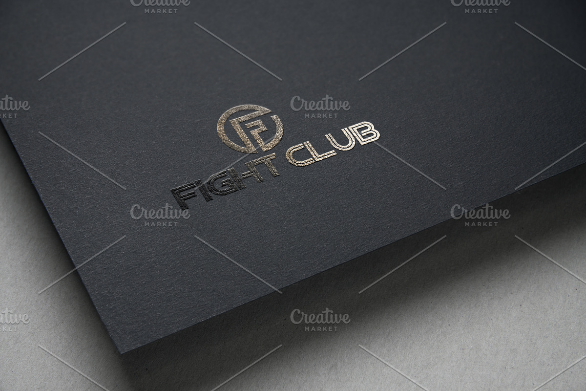 Fight Club Logo Template in Logo Templates - product preview 8