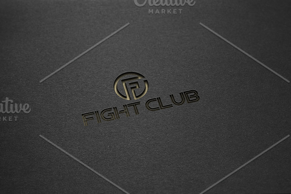 Fight Club Logo Template in Logo Templates - product preview 2