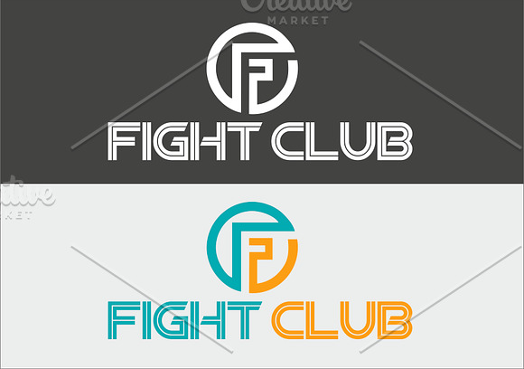 Fight Club Logo Template in Logo Templates - product preview 4