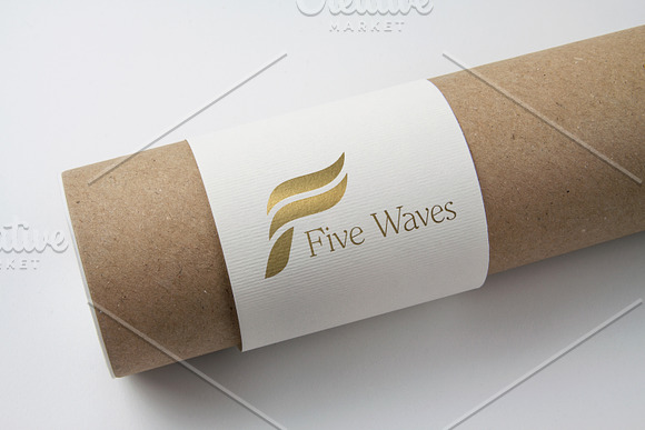 Five Waves Logo Template in Logo Templates - product preview 2