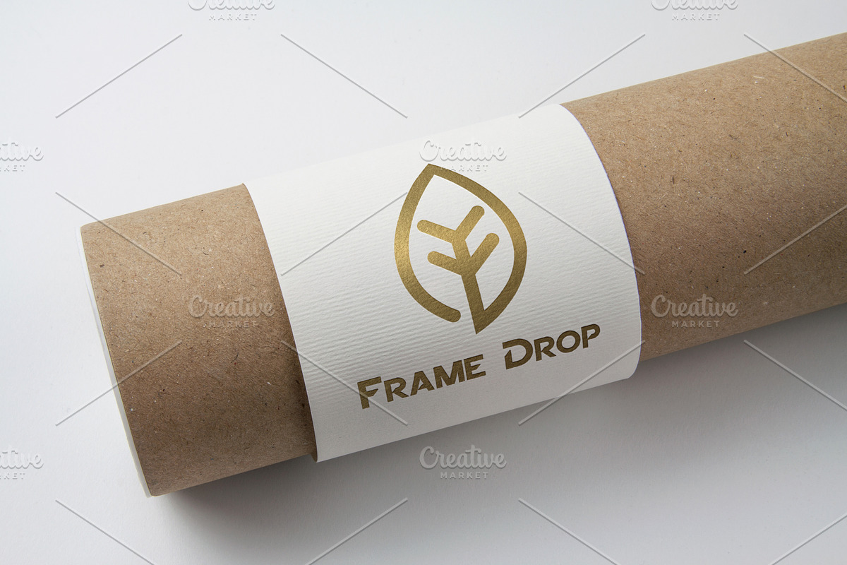 Frame Drop Logo Template in Logo Templates - product preview 8