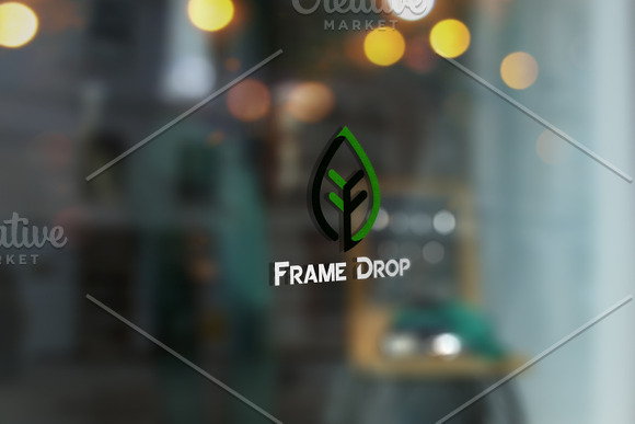 Frame Drop Logo Template in Logo Templates - product preview 4