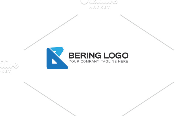 B Letter Bering Logo Template in Logo Templates - product preview 1
