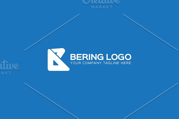 B Letter Bering Logo Template in Logo Templates - product preview 2