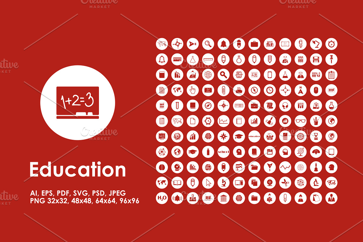 Education icons in Education Icons - product preview 8