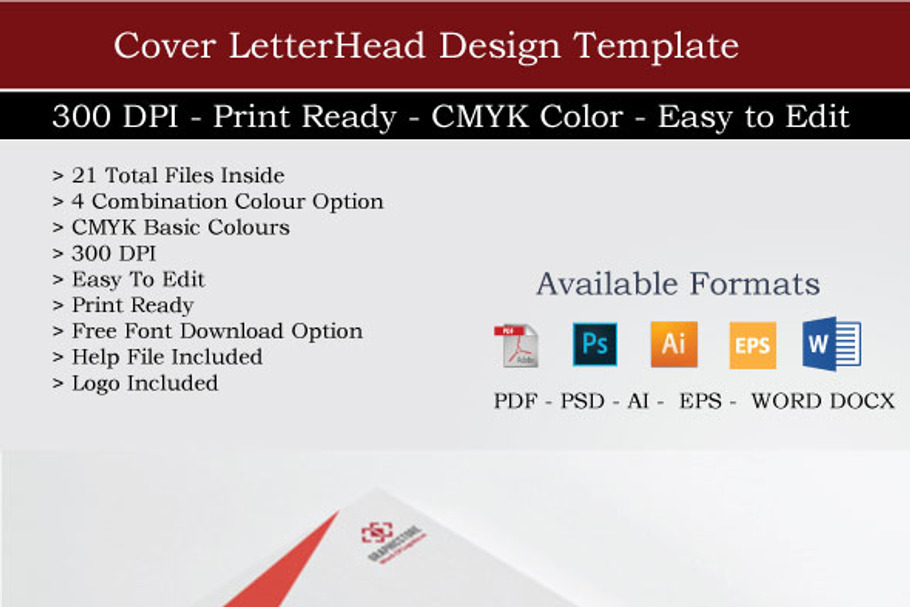 Letterheads Template in Stationery Templates - product preview 8