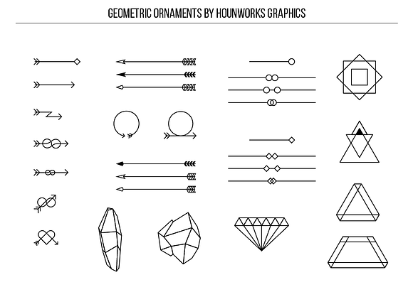 Geometric Ornaments Vector Pack in Objects - product preview 2