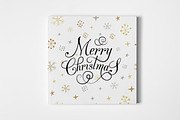 Merry Christmas Typography Card