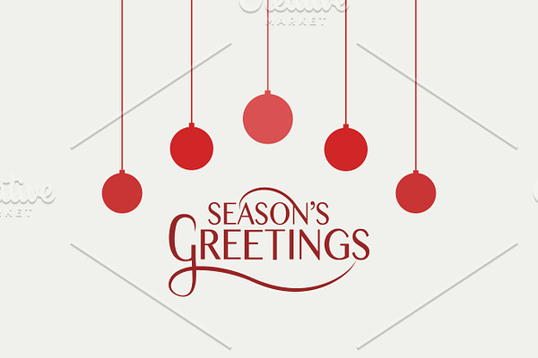 Season's Greetings Card Template