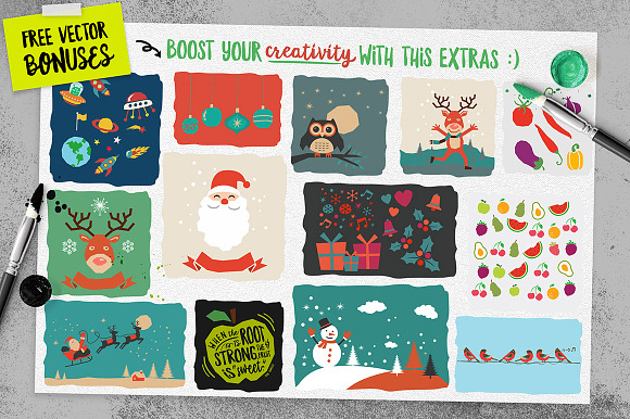 Glorious Sunday + Extras in Christmas Fonts - product preview 5