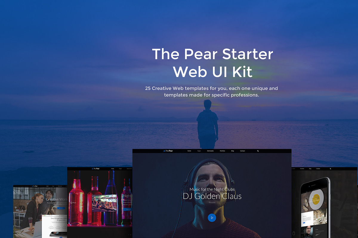 The Pear Starter Web UI Kit in UI Kits and Libraries - product preview 8