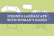 Woman's hands with iPhone 6 Plus