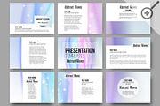 Set of 36 templates for presentation