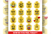 Toy Block Emoji Games Isometric