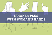 Woman hands with Apple iPhone 6 Plus