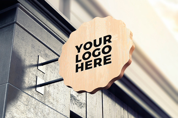 Signboard mockups in Branding Mockups - product preview 1