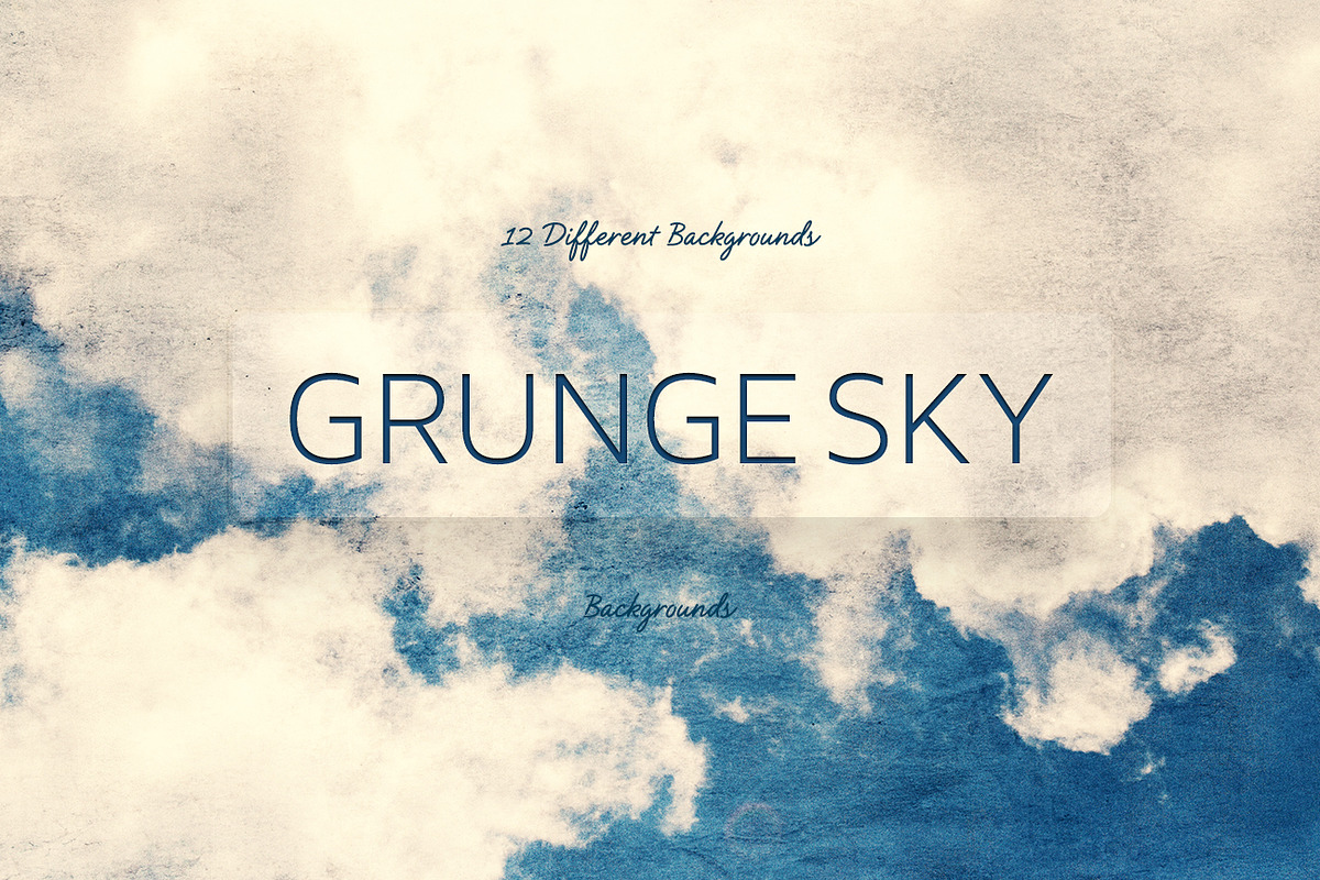 Grunge SKY Backgrounds in Textures - product preview 8