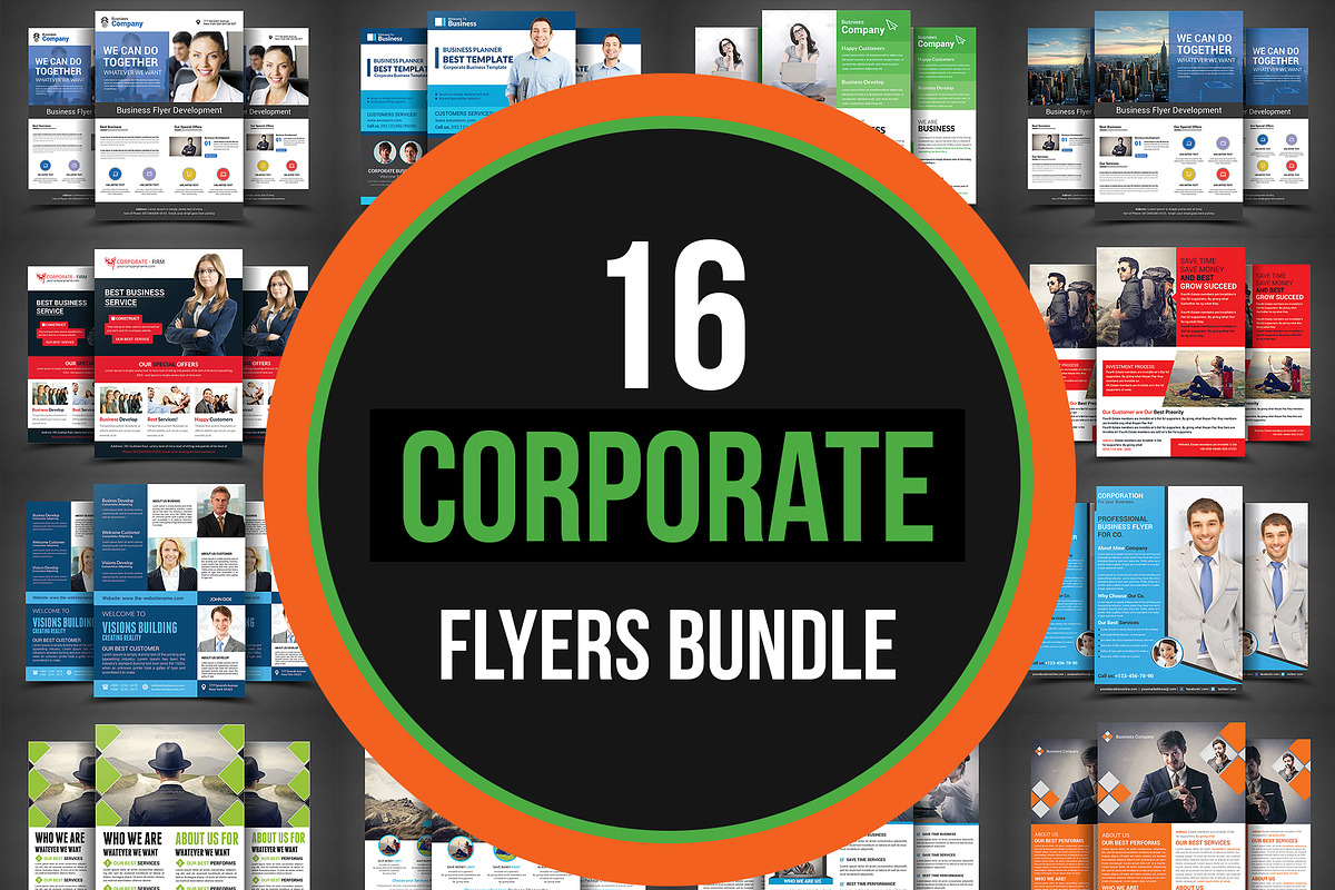 Corporate Business Flyers Bundle in Flyer Templates - product preview 8