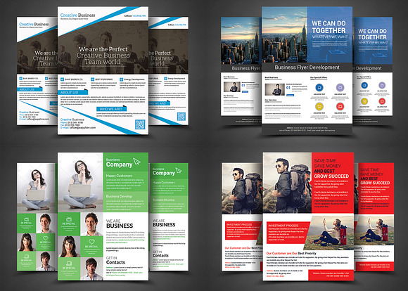 Corporate Business Flyers Bundle in Flyer Templates - product preview 2