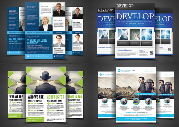 Corporate Business Flyers Bundle in Flyer Templates - product preview 3