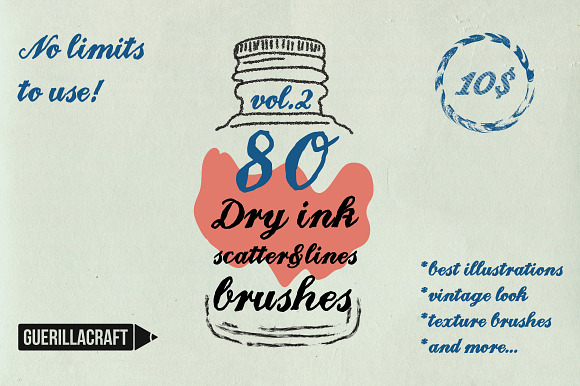 ALL Brushes By Guerillacraft in Photoshop Brushes - product preview 10
