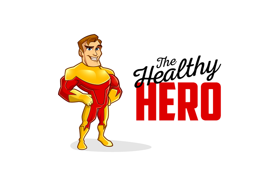 Superhero Character Logo