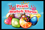 Fruit Match Three Game Kit