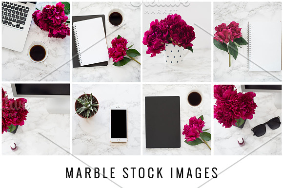Marble stock photos | Bundle of 8 in Product Mockups - product preview 1