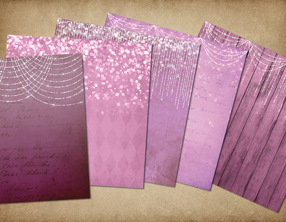 Enchanted Pink Backgrounds in Textures - product preview 1