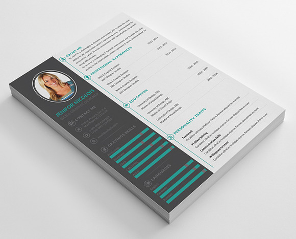 CV - Resume and Cover letter in Letter Templates - product preview 1